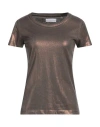 Madison.maison Madison•maison Woman T-shirt Bronze Size Xs Organic Cotton In Yellow