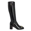 Madison.maison Women's Black Tall Lock Boot In Black
