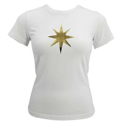 Madison.maison Women's Evil Eye White T-shirt