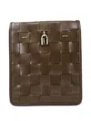 Madison.maison Woven Crossbody Bag In Brown