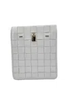 Madison.maison Woven Crossbody Bag In White