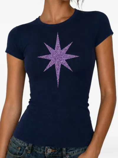 Madison.maison X On/off Essentials Star-print T-shirt In Animal Print