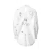 Madlen Women's Black / White Art Hand Painted Shirt In Black/white