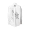 Madlen Women's Black / White Confidence Hand Painted Shirt In Black/white