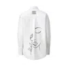 Madlen Women's Black / White Tenderness Hand Painted Shirt In Black/white