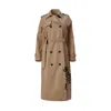 Madlen Women's Brown / Black Dalmatian Hand Painted Trench In Brown/black