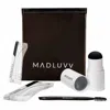 Madluvv Ladies Brow Stamp & Shaping Kit 1 oz Dark Grey Gift Set Makeup 850039252792 In Gray