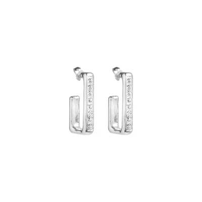 Madness-milano Unisex Earrings Madness Milano Or3130 In Silver