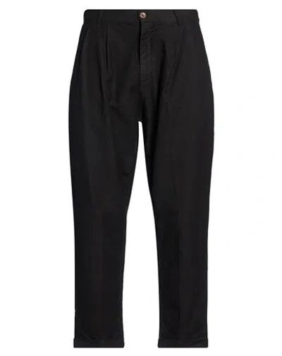 Madson Man Pants Black Size 34 Cotton, Modal, Elastane