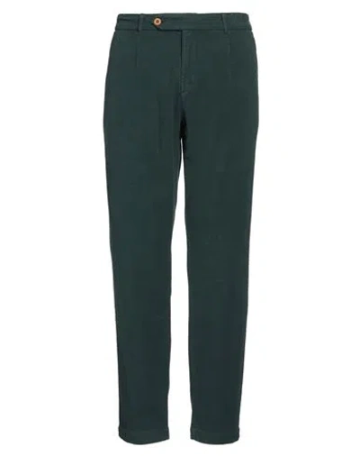 Madson Man Pants Dark Green Size 36 Cotton, Elastane