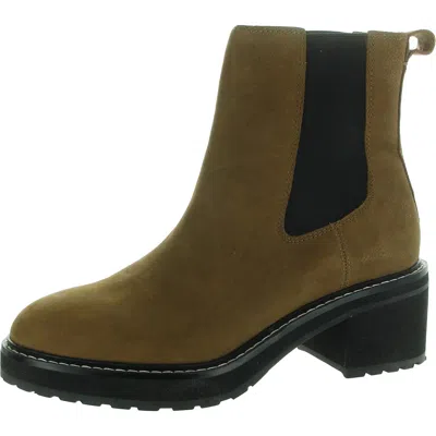 Madwell Womens Leather Chelsea Boots In Brown