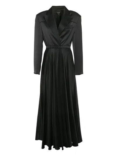 Pre-owned Mae Cassidy Double-breasted Maxi Dress In Black