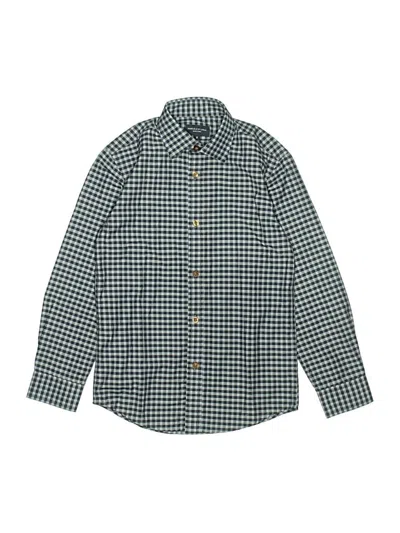 Pre-owned Maecelo D'liola Kids' Long Sleeve Button Down Shirt In Green