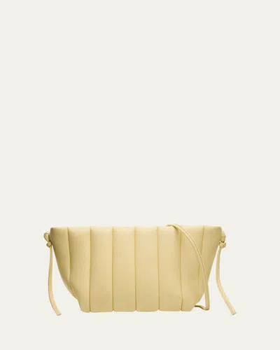 Maeden Boulevard Padded Leather Crossbody Bag In April