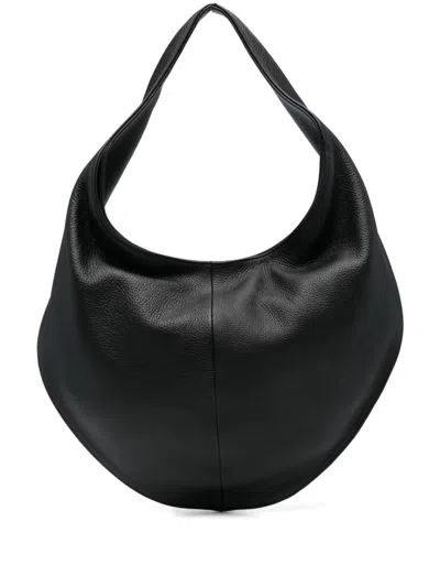 Maeden Leather Tote Bag In Black