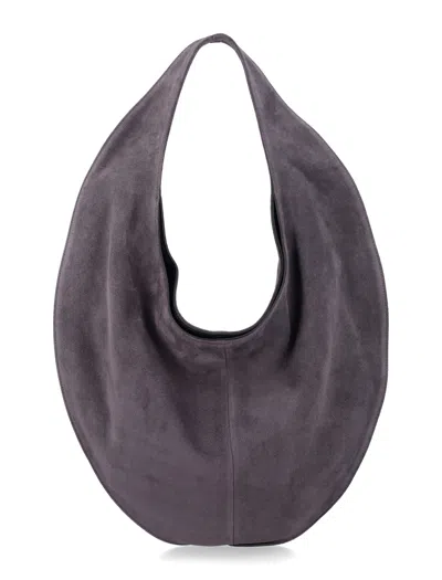 Maeden Market Tote Suede Leather In Pink