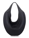 Maeden Market Tote Black Leather In Purple