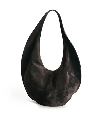 Maeden Market Tote Suede Cacao