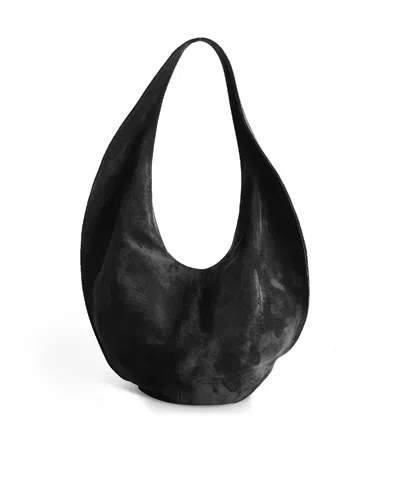Maeden Market Tote Suede Ink