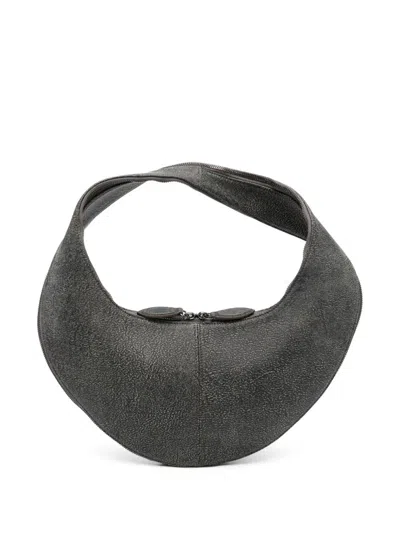 Maeden Market Zip Medium Bag In Gray