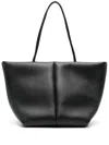 Maeden Boulevard Medium Padded Leather Tote Bag In Black