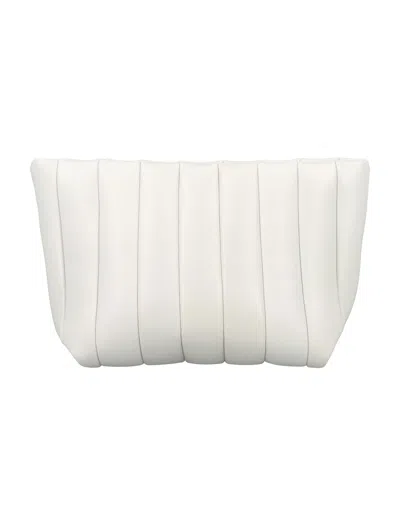 Maeden Stylish White Pouch Handbag For Women
