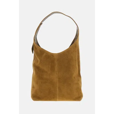 Maeden Suede Monday Bag In Brown