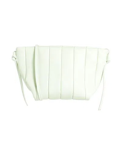 Maeden Woman Cross-body Bag Sage Green Size - Leather