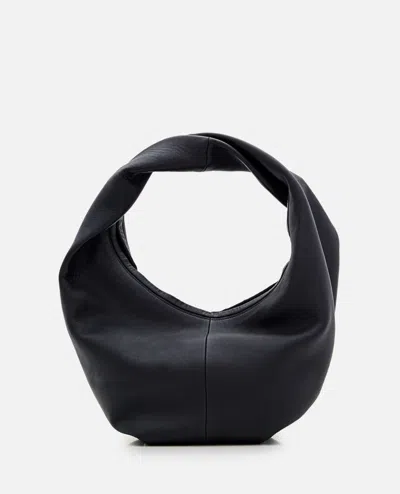 Maeden Yela Leather Hobo Bag In Black