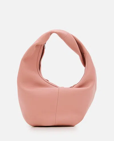 Maeden Yela Leather Hobo Bag In Pink