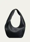 Maeden Market Leather Tote Bag In Ink