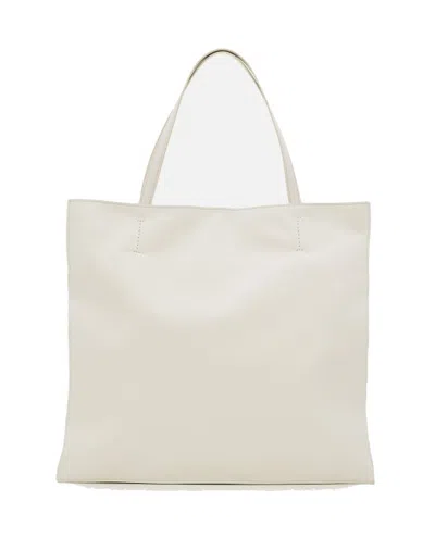 Maeden Yumi Leather Tote Bag In Neutrals