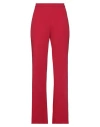 Maesta Woman Pants Brick Size 10 Polyester, Elastane In Red