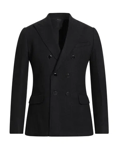 Maestrami Man Blazer Black Size 38 Virgin Wool