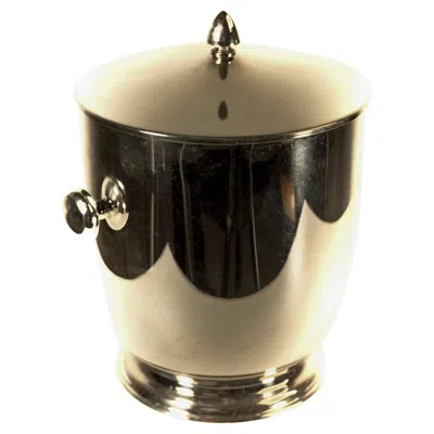 Pre-owned Maestri Vetrai 1970s Antique Silver Plate Ice Bucket By , Italy
