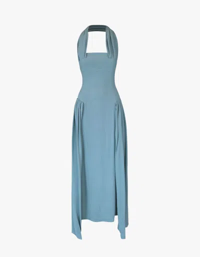 Maet Goranxia Blue Maxi Dress