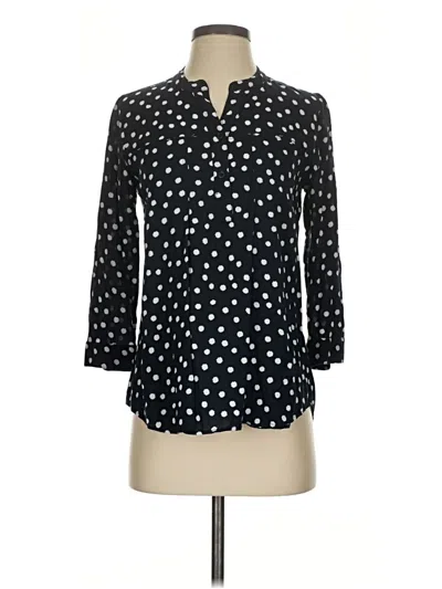 Pre-owned Maeve 3/4 Sleeve Blouse In Blue