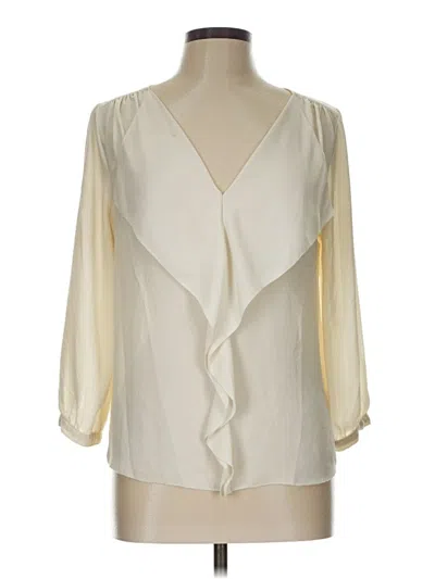 Pre-owned Maeve 3/4 Sleeve Blouse In Ivory