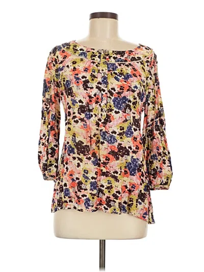 Pre-owned Maeve 3/4 Sleeve Blouse In Ivory