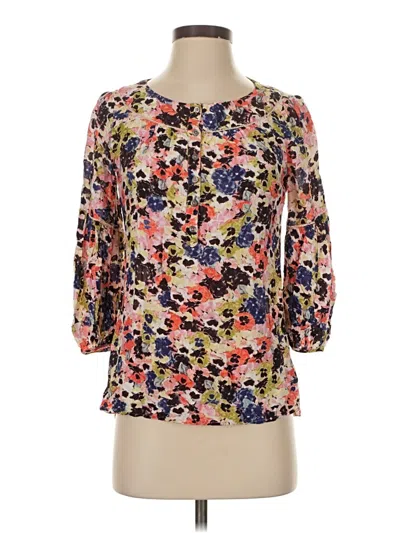 Pre-owned Maeve 3/4 Sleeve Blouse In Pink