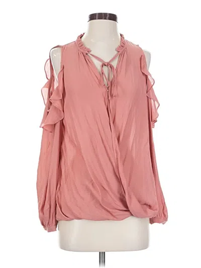 Pre-owned Maeve 3/4 Sleeve Blouse In Pink