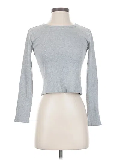 Pre-owned Maeve 3/4 Sleeve T-shirt In Gray