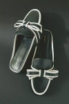 Maeve 3d Bow Loafer Slides In Black
