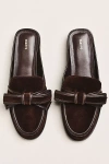 Maeve 3d Bow Loafer Slides In Brown