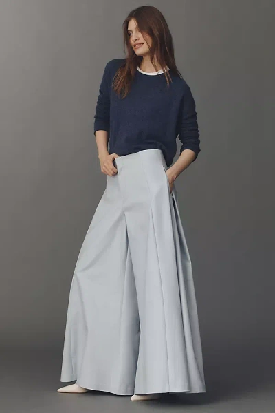 Maeve A-line Palazzo Pants In Blue
