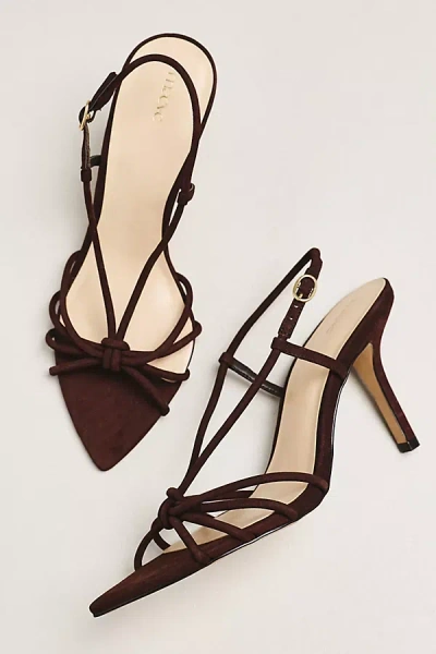Maeve Aleah Strappy Pointed Toe Heels In Brown