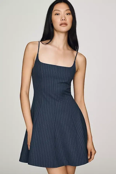 Maeve A-line Mini Dress In Blue