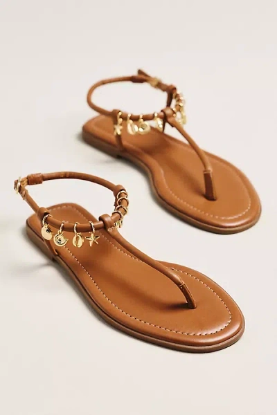 Maeve Ankle-strap Charms Sandals In Brown
