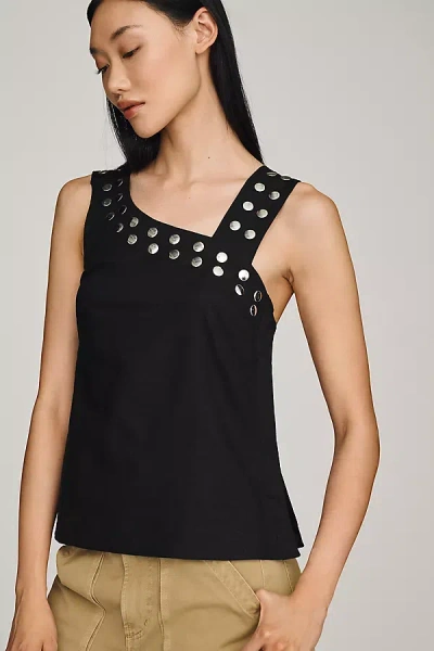 Maeve Asymmetric Hardware Top In Black