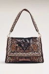 Maeve Audra Embellished Shoulder Bag In Brown